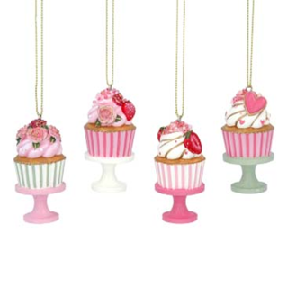 2.5" Cupcake on Stand Ornament