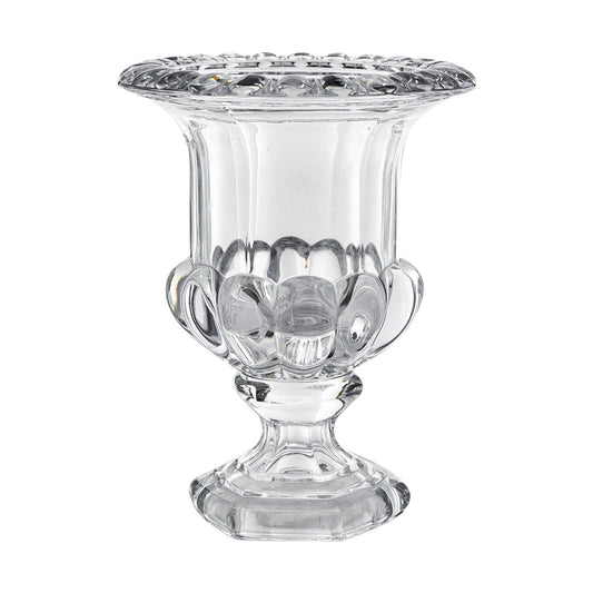 8" Omari Crystal Urn Vase Large