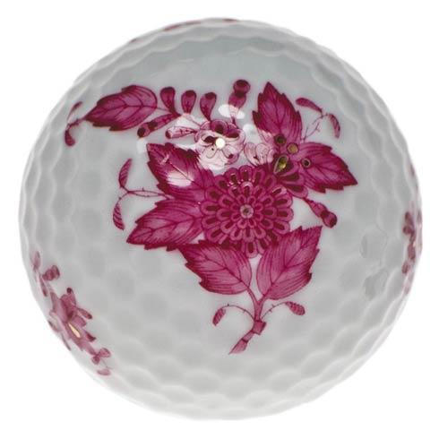 Raspberry Chinese Bouquet Golf Ball