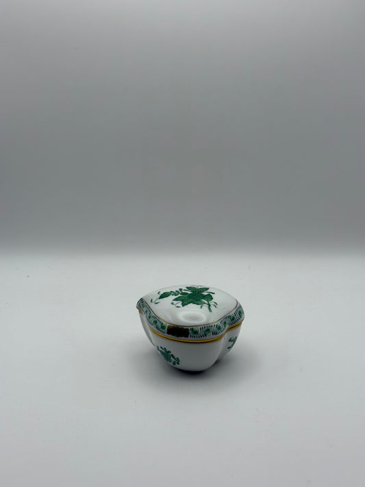 Heart Shaped Green Chinese Bouquet Box