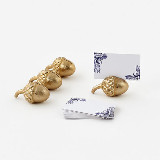 Acorn Place Card Holder, Set of 4