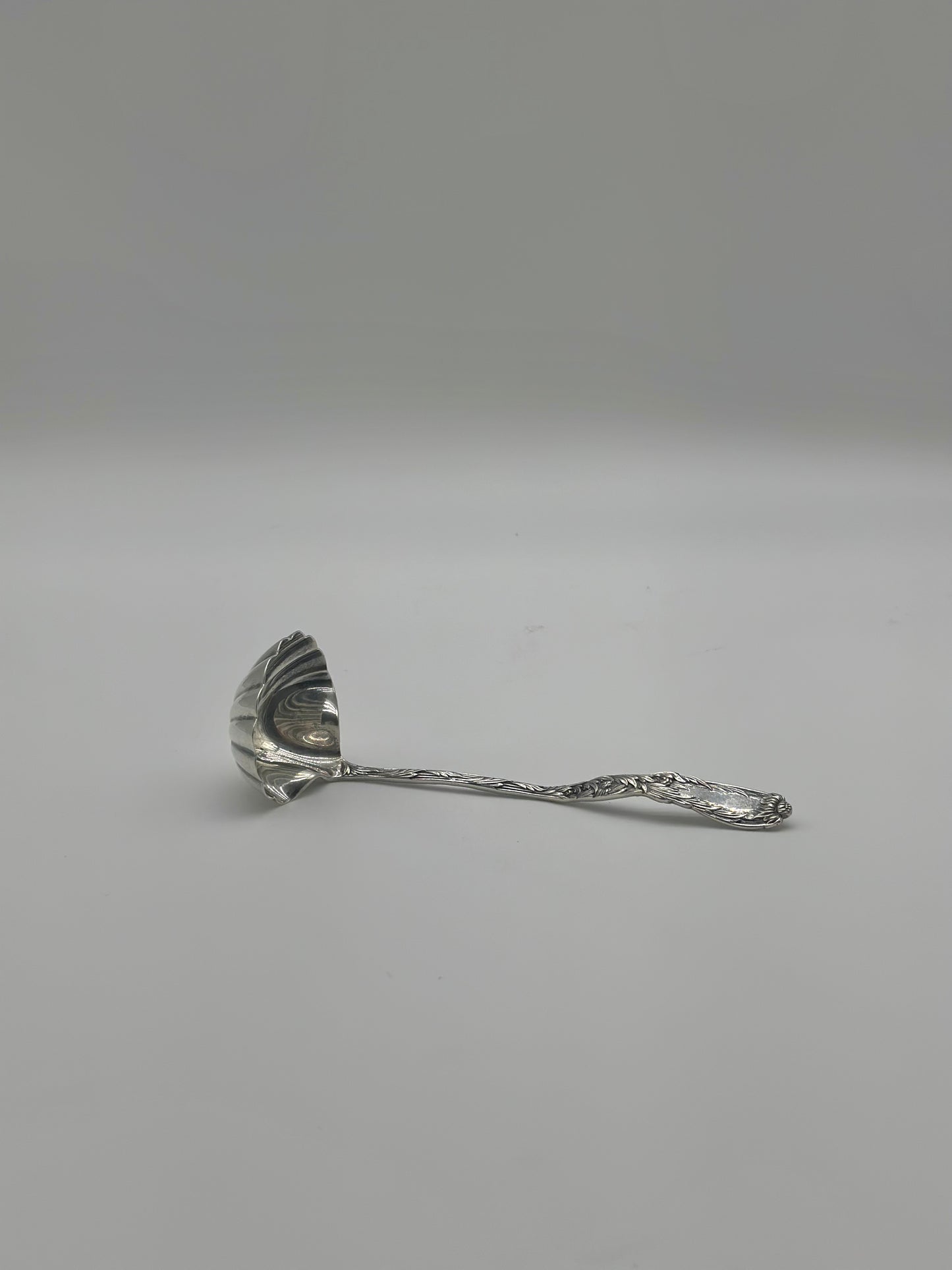 Vintage Sterling Tiffany Chrysanthemum Sauce Ladle