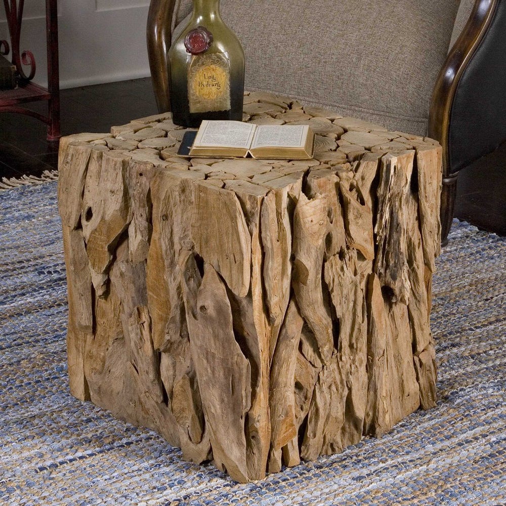 Teak Root Side Table