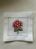 Embroidered Cocktail Napkins - Floral - S/4