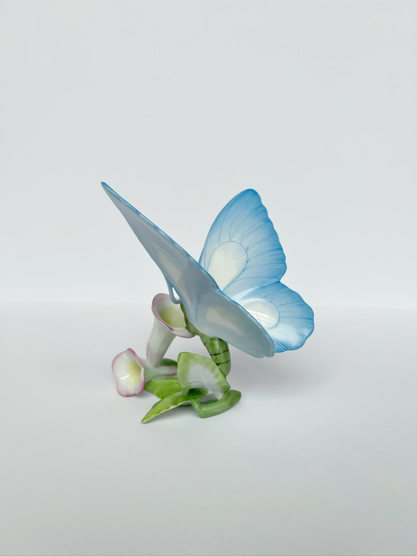 Blue Butterfly Vase