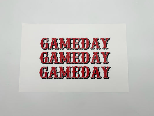 Gameday Tray Inserts Red/Green