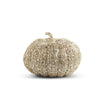Champagne Glitter & Sequin Pumpkin - 8"