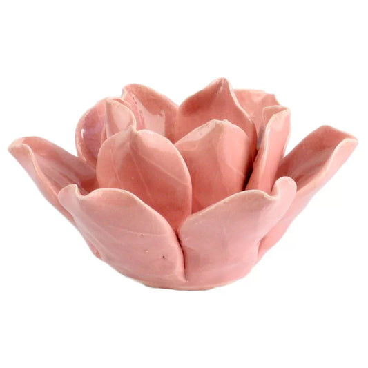 Lotus Tea Light Holder - Pink