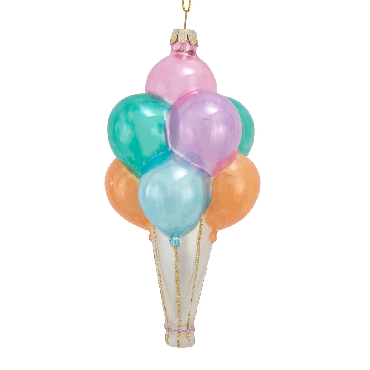 4.5" Pastel Balloons Bouquet Ornament