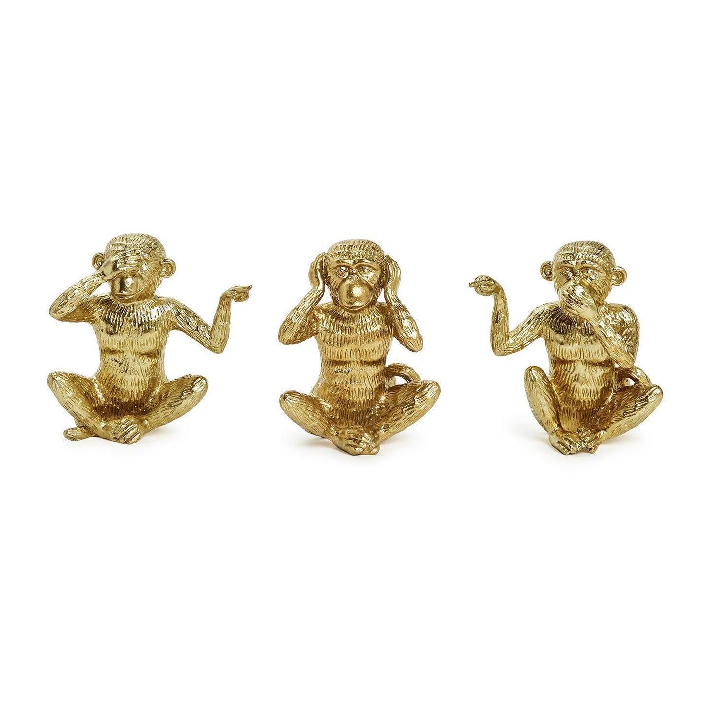 Hear No, See No, Speak No Evil Monkeys - S/3