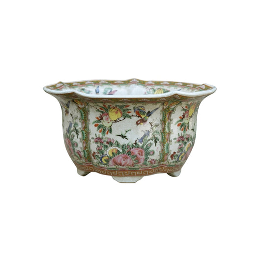 10" Rose Medallion Cachepot
