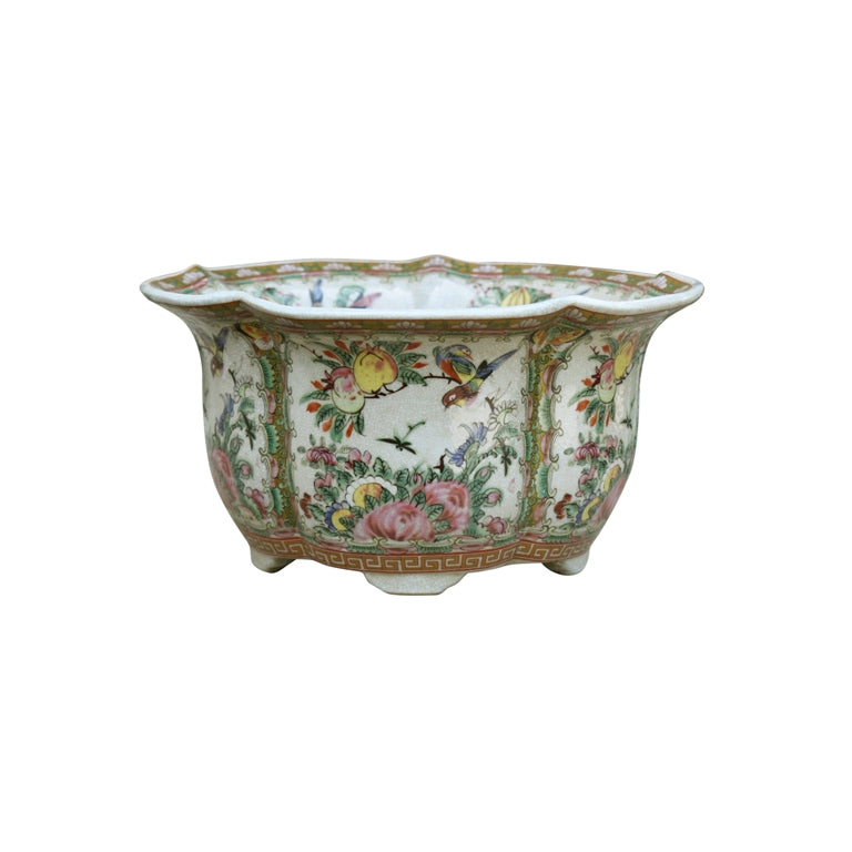 10" Rose Medallion Cachepot