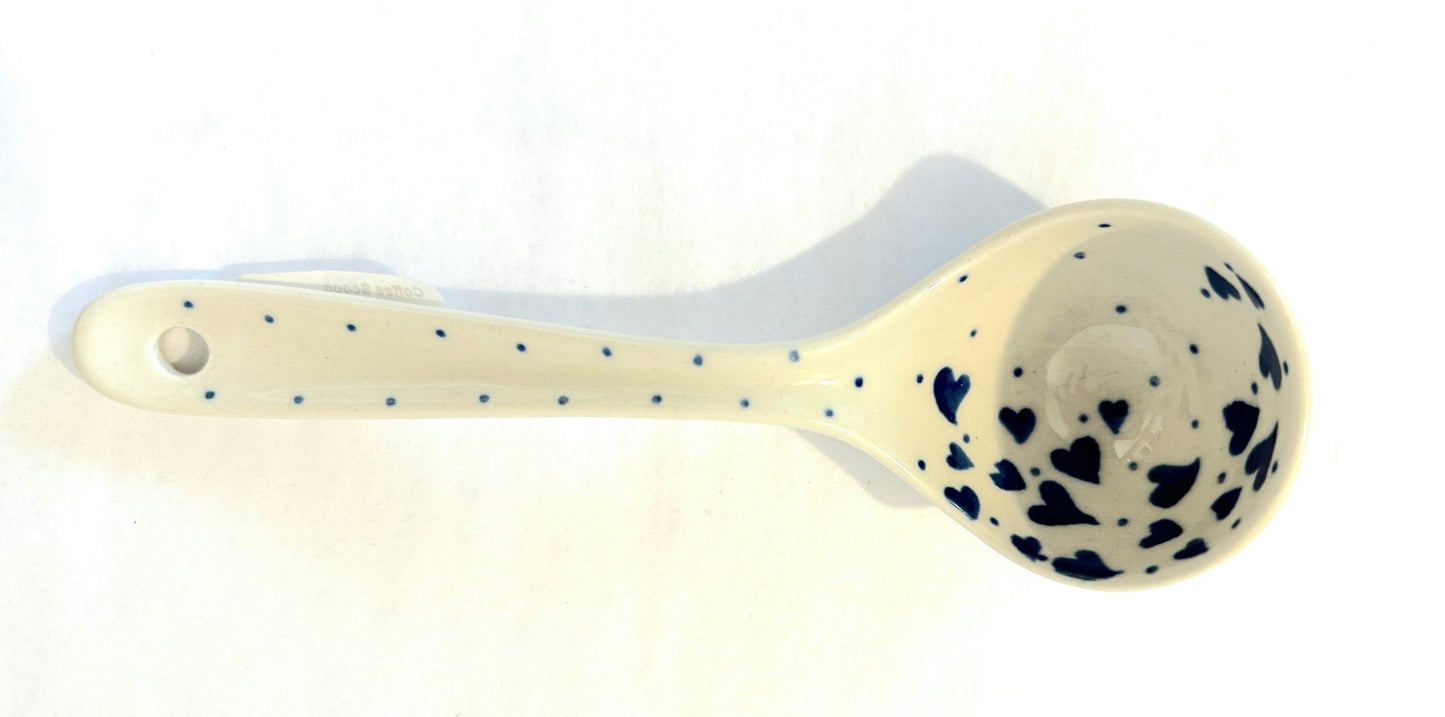 Polish Pottery Coffee Scoop