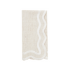 Scalloped Border Napkin Natural, Set of 4