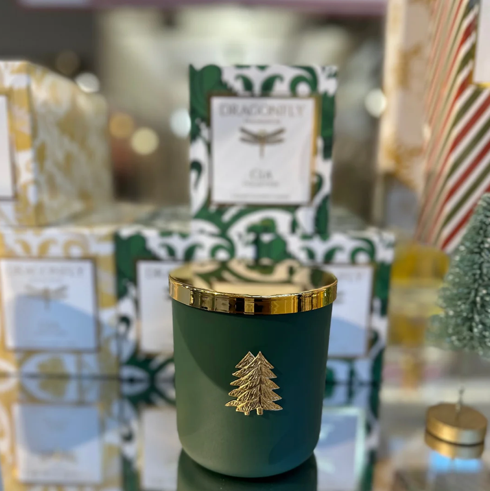 Gia Candle White Burch Green Tree