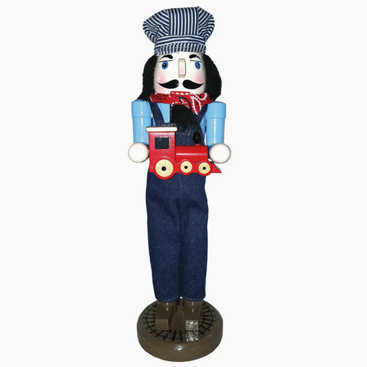 14" Train Conductor Nutcracker