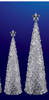 Magical Ice Cube Crystal Acrylic LED Christmas Tree-14"