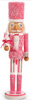 Pink Nutcracker 15.5"H - Light Pink/Bright Pink