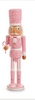 Pink Nutcracker 15.5"H - Light Pink/Bright Pink