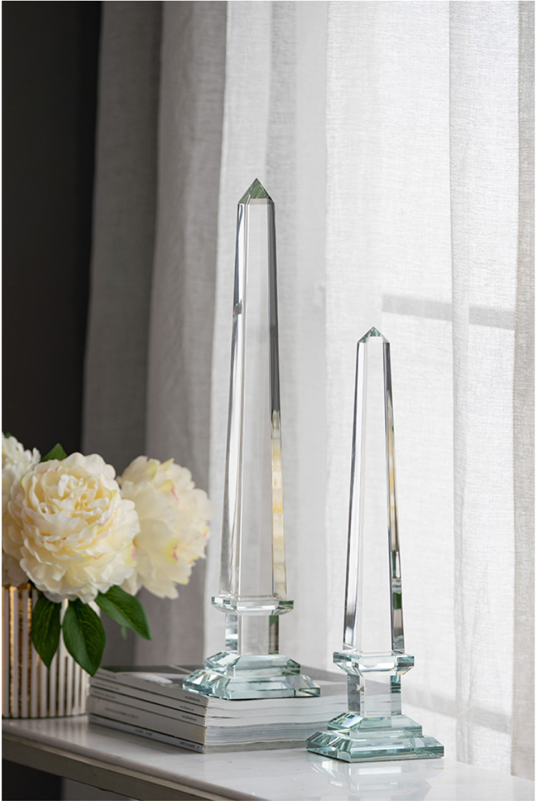 Lucent 16" Obelisk, Pair
