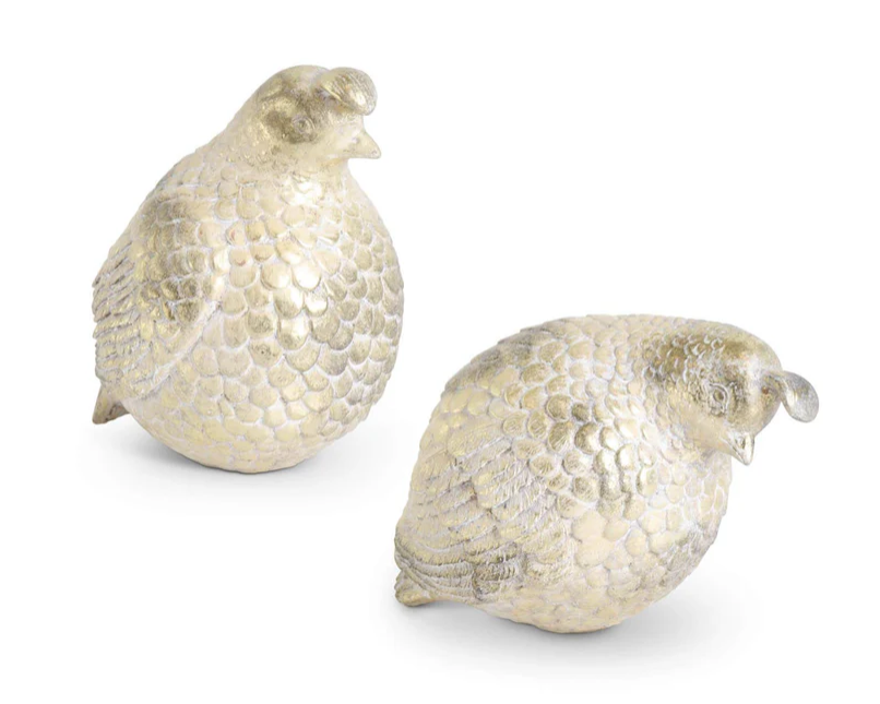 Gold Resin Partridge - Assorted