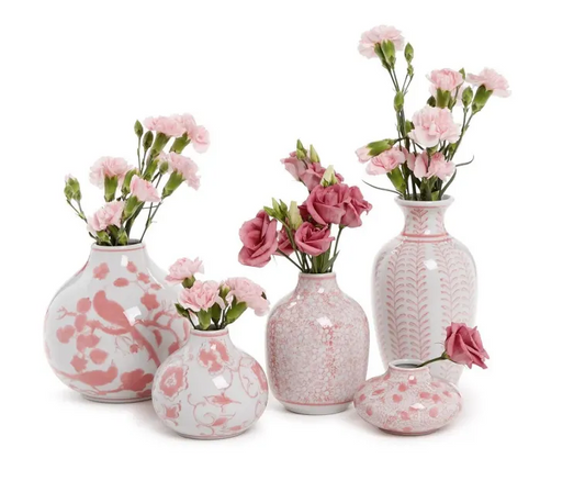 Pink Chinoisserie Vase