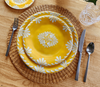 Paloma Yellow Appetizer Plates - S/4