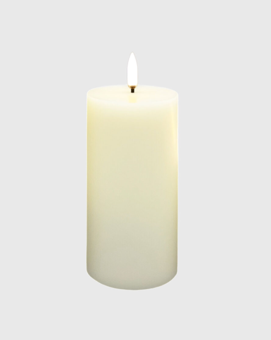 CalmFlame Ivory Pillar, 3x6