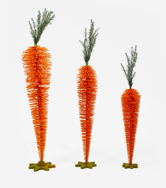 Flocked Standing Carrot