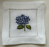 Embroidered Cocktail Napkins - Floral - S/4