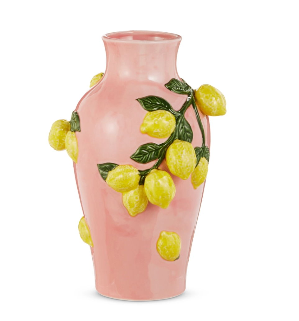 Pink Lemon Vase
