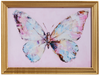 12" Pastel Flutter Framed Wall Art