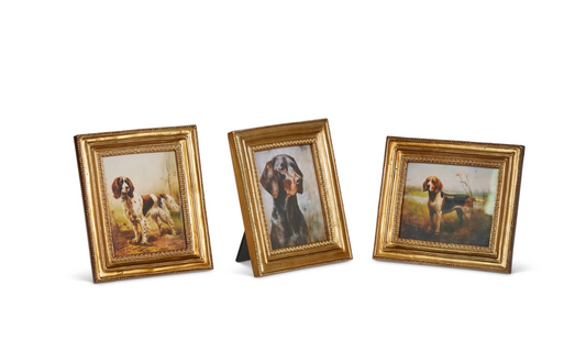 6" Vintage Bird Dog Framed Print