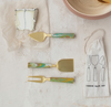 Cheese Knives w/ Marbled Resin Handles