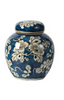 Blue and White Jars w/ Lids