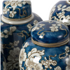 Blue and White Jars w/ Lids