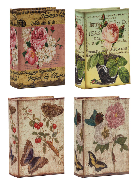 Book Boxes - Vintage Floral