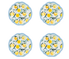 Melamine Lemon Salad Plates S/4
