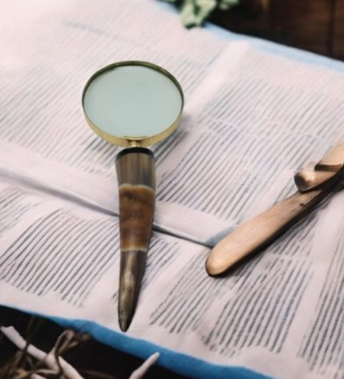 Magnifying Glass Horn Handle- 7"