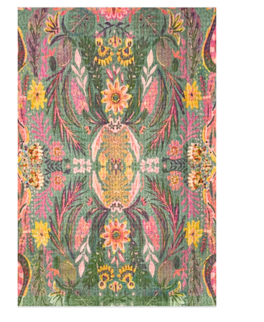 Golden Emerald Double-Sided Tea Towel