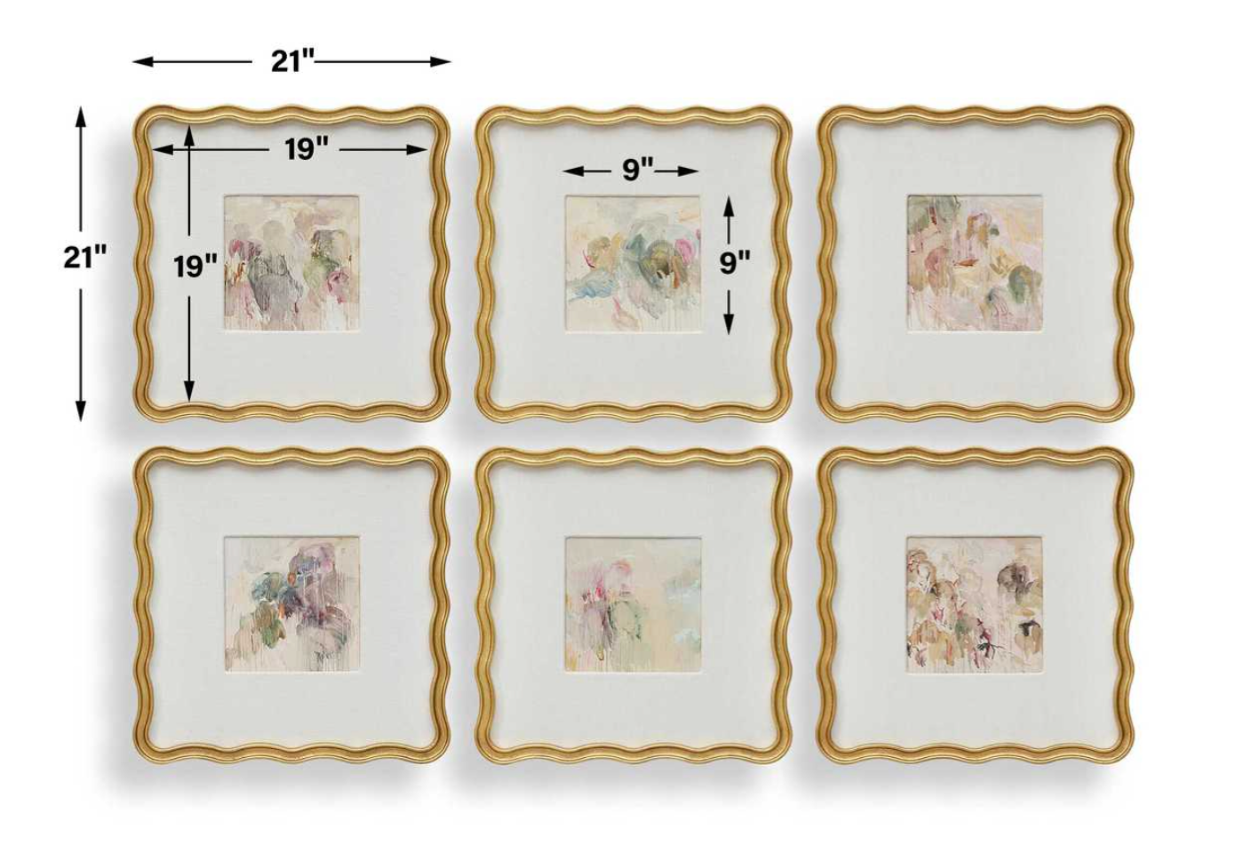Garden Mist Framed Canvas