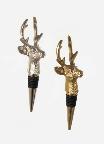 Stag Head Bottle Stopper