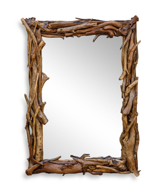 Rooted Reflection Mirror Natural
