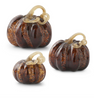 Glass Tortoise Brown Pumpkin