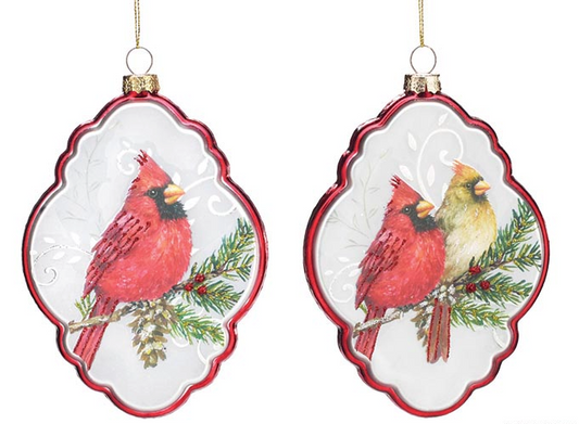 ORNAMENT HOLIDAY HOPE CARDINALS