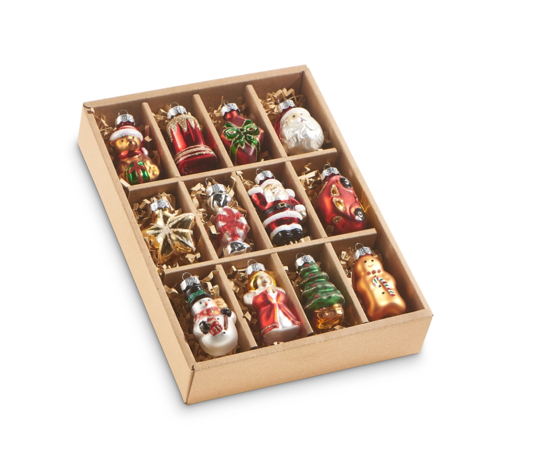 2" Box of Traditional Ornaments