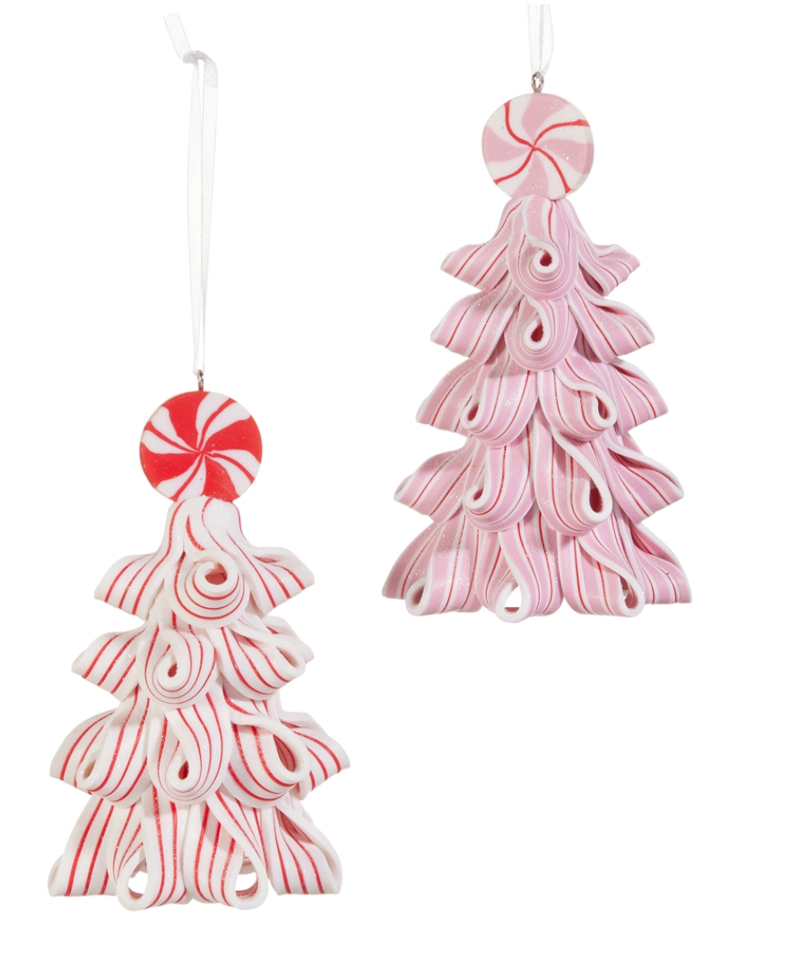4.5" Peppermint Tree Ornament