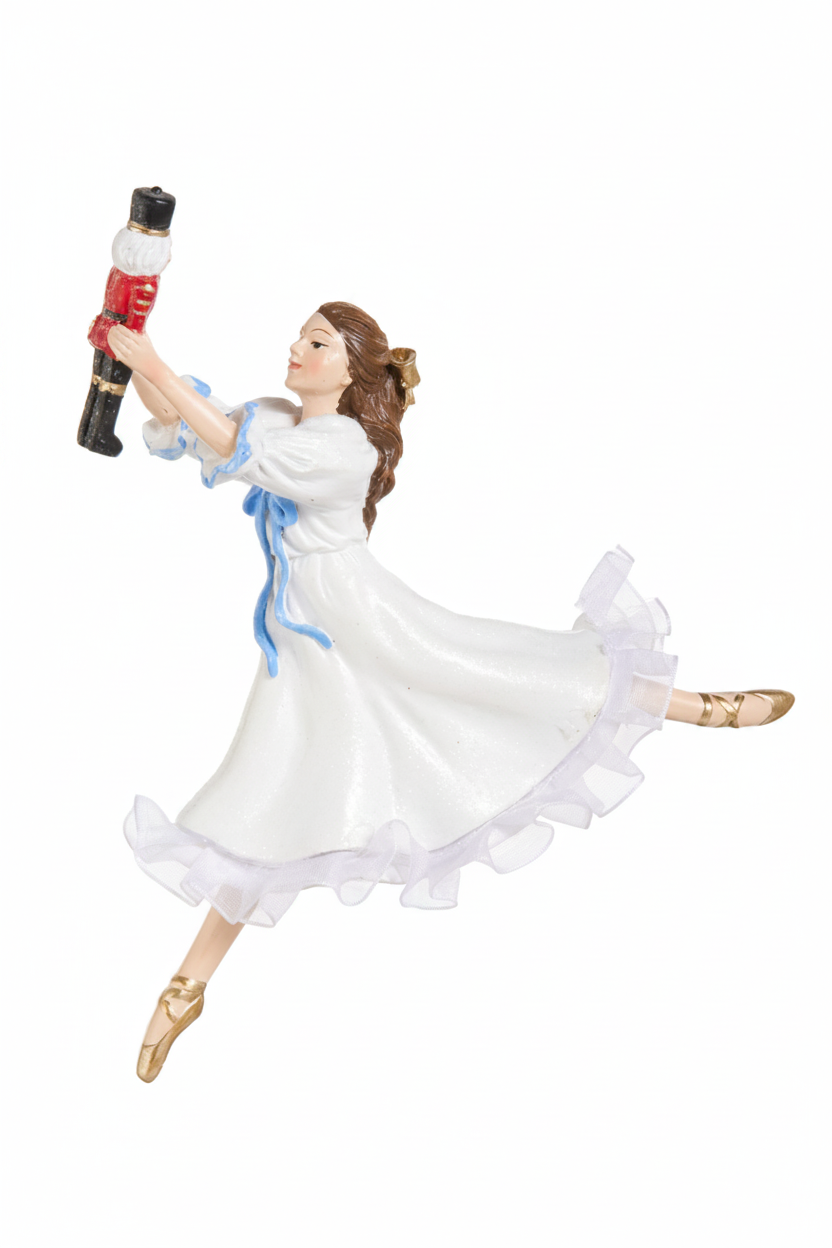 6" Clara w/ Nutcracker Ornament
