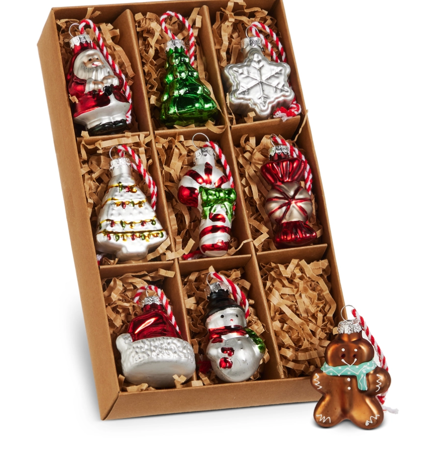 2" Box of Christmas Icon Ornaments