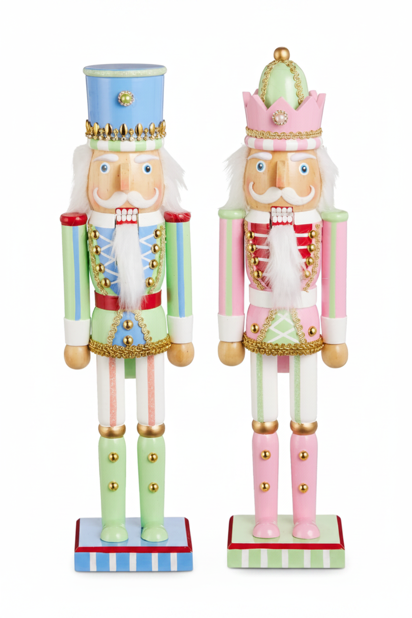 15" Pastel Nutcracker